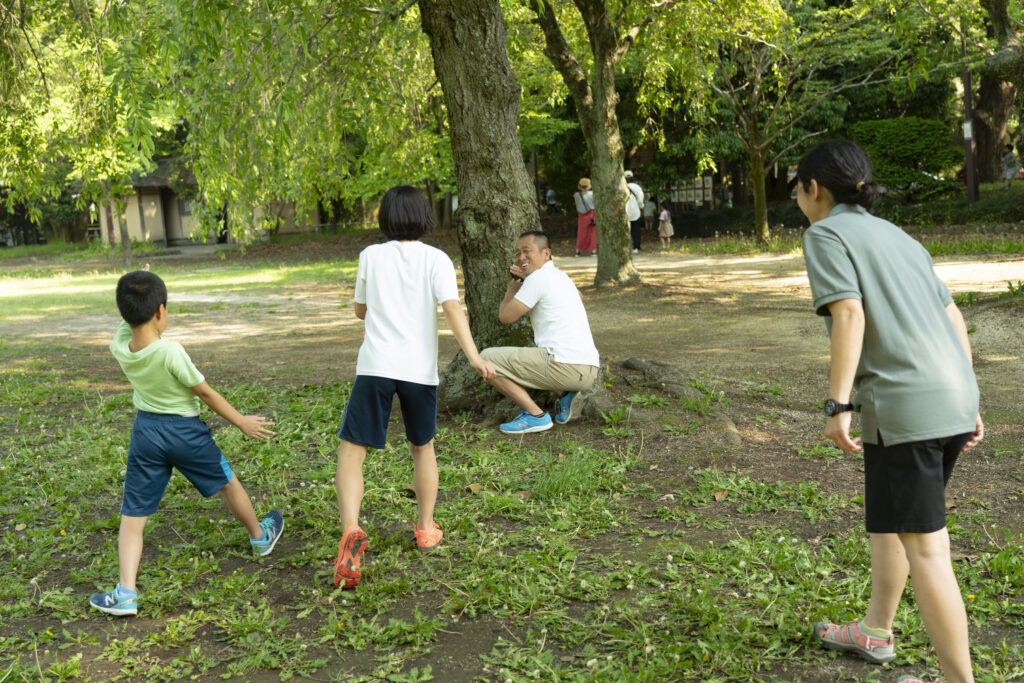 家族との写真